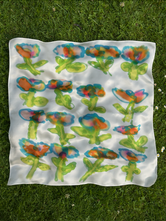 Seidentuch Kollektion Nr.1 / Flower Meadow 2